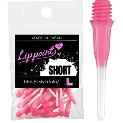 Image of L style (El style) lip point gradient short pink 30pcs ott1101