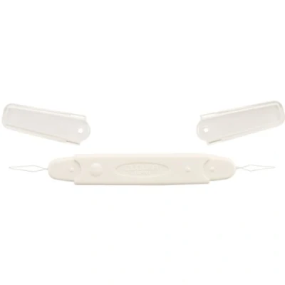 Image of Clover Double Needle Threader, White, 15 x 4 0.7