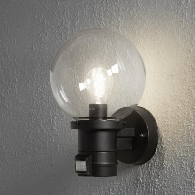 Image of Nemi Outdoor Basic Up Light PIR Black, IP44