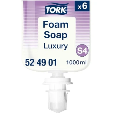 Image of Tork Luxury Foam Soap S4, Floral Scent, 1000ml, 524901
