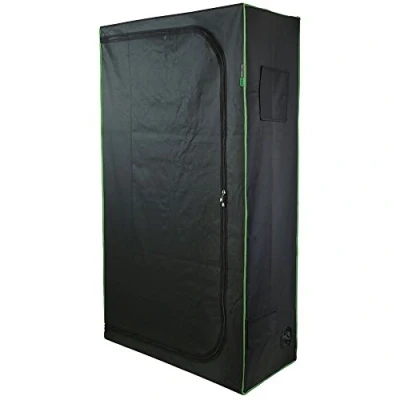 Image of LIGHTHOUSE MAX Premium Portable Grow Tent Green Room Silver Mylar Hydroponics (MAX0.5m 0.5 x 1 1.8m)