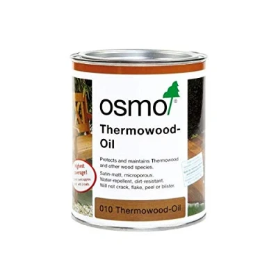 Image of Osmo Thermowood Exterior Wood &amp; Decking Oil 010 750ml