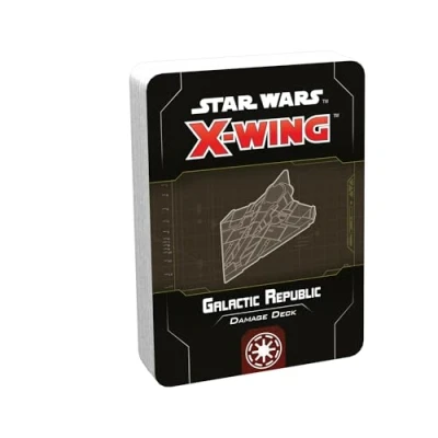 Image of Fantasy Flight Games Star Wars X Wing Second Edition: Wing: Galactic Republic Damage Deck Miniature Game