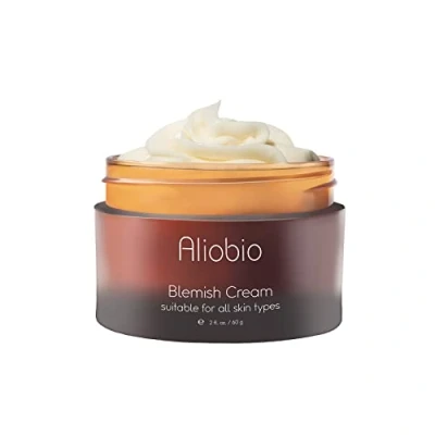 Image of Acne Spot Treatment Cream Aliobio for Scar Pimple Face &amp; Back Anti Blemish Care 60g, yellow