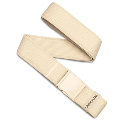 Image of Arcade Belt Atlas A2 Elastic Stretch Belt: Heavy Duty Webbing, Non Metal Travel Friendly Buckle Khaki, One Size