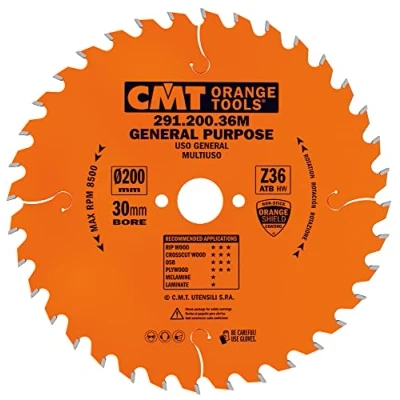 Image of M/CMT 291.200.36 Crosscut Universal Blade Z 36 D 200 B 30 K 2,8 P 1,8