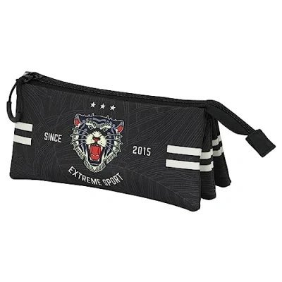 Image of PRO DG Unisex 05336 2.0 FAN Triple Pencil Case Tiger, One Size