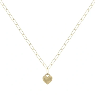 Image of RADLEY Women&#039;s Gold Plated Heart Padlock Charm Pendant Necklace RYJ2448S