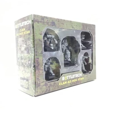 Image of Catalyst Game Labs BattleTech Mini Force Pack: Clan Ad Hoc Star, Grey