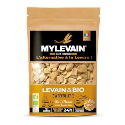 Image of MYLEVAIN Artisanal FRENCH Premium organic sourdough starter Easy Activation Instructions Ready to Go in 24h Homemade Bread Baking 2009 vintage