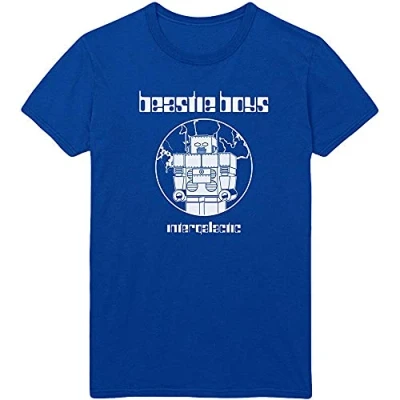 Image of Beastie Boys Mens Tshirt 2XL Intergalactic Blue