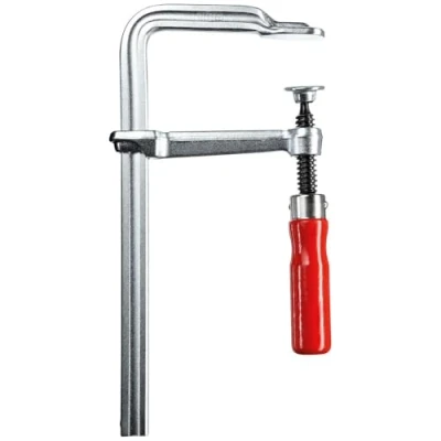 Image of Bessey GS16 Classix GS All Steel Screw Clamp, Red/Black, 160/80 mm