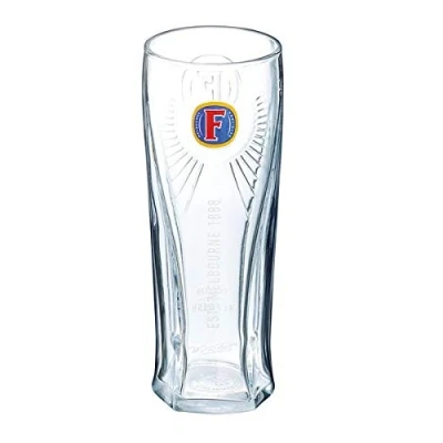 Image of TUFF LUV Original Glass/Chalice Glass/Glasses/Barware CE 10oz for Fosters Lager