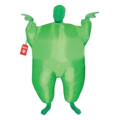 Image of Morphsuits Green Megamorph Inflatable Kids Fancy dress Costume One Size