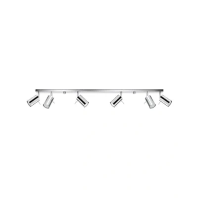Image of Ring Spotlight Bars Flush 6 Light Chrome GU10