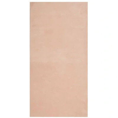 Image of vidaXL Rug HUARTE Short Pile Soft and Washable Blush 100x200 cm