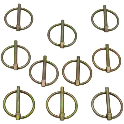 Image of LinchPins Tractor x10 8.5MM (Lynchpin Linch pin Trailer Fastener Secure)