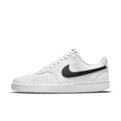 Image of NIKE Women&#039;s Court Vision Low Next Nature top, White Pink Oxford, 4.5 UK