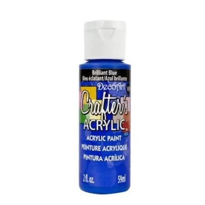 Image of DecoArt Acrylic Paint, Brilliant Blue, 59ml
