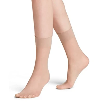 Image of FALKE Women&#039;s Pure Matt 20 DEN W SO Sheer Plain 1 Pair Socks, Skin colour (Cocoon 4859) new eco friendly, 2.5 5