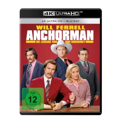 Image of Anchorman Die Legende von Ron Burgundy (4K Ultra HD) (+ Blu ray)