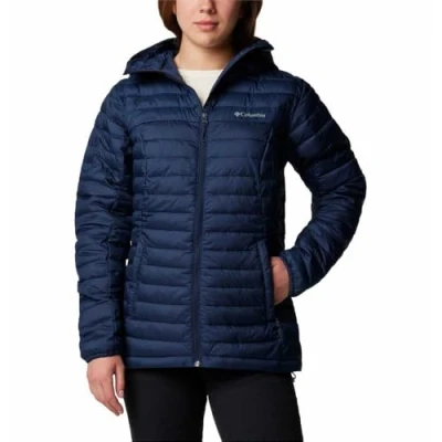 Image of Columbia Women&#039;s Silver Falls 2 Hooded Jacket, Collegiate Navy, XS