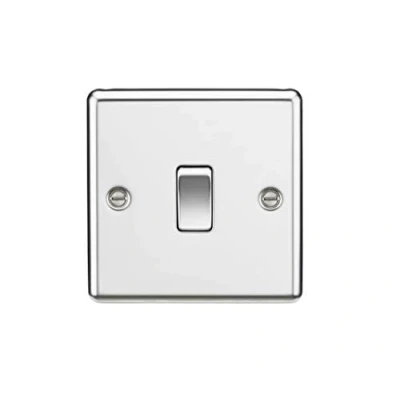 Image of KnightsBridge 10AX 1G Intermediate Switch Rounded Edge Polished Chrome