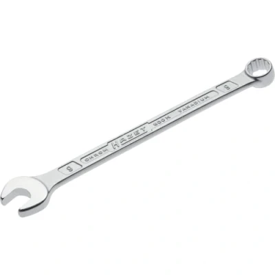 Image of HAZET 600N 9 143 mm 12 Point Traction Profile Polished Head Combination Wrench Chrome Plated