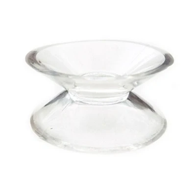 Image of Pack of 8 x 30mm Double Sided Suction Cups/Pads/Rubber Window Suckers Clear Plastic/PVC by rubbersuckers UK. (Packet size x8)