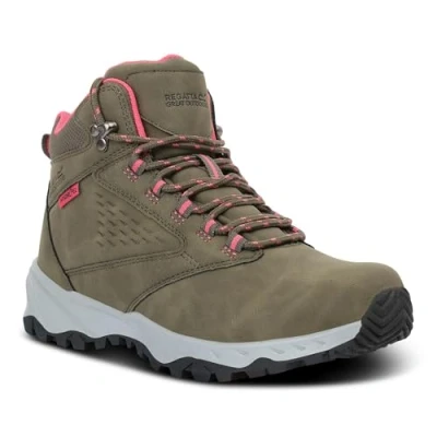 Image of Regatta Women&#039;s Lightweight Amble Walking Boots Four Leaf Clover Pop Pink, Size: Uk 6