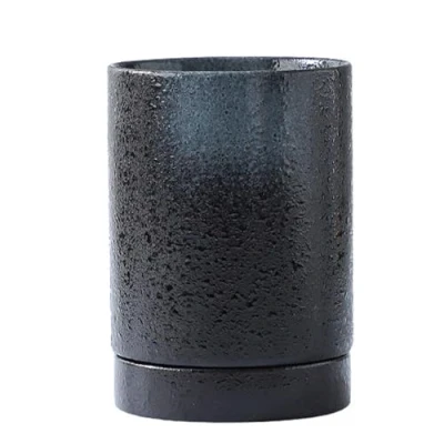 Image of Dxcaicc Utensil Holder,Ceramic Kitchen holder for Countertop,Large Ceramic Stable Caddy,Drainer Cooking Holder,Cooking utensils Kitchen,C