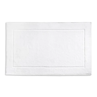 Image of kela Ladessa 23480 Bath Mat 60 cm x 100 100% Cotton Snow White Washable at C Suitable for Underfloor Heating