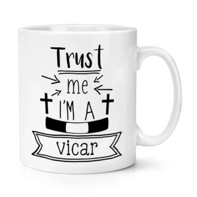Image of Trust Me I&#039;m A Vicar 10oz Mug Cup