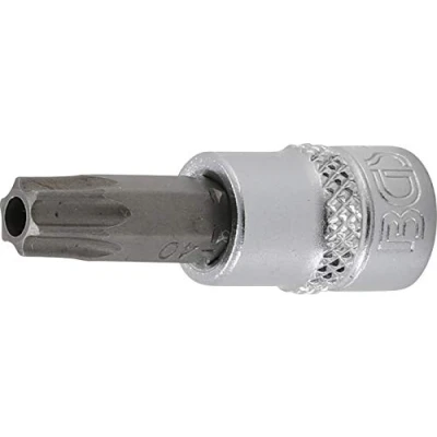 Image of BGS 2363 Bit Socket 6.3 mm (1/4&quot;) Drive T Star tamperproof (for Torx) T40