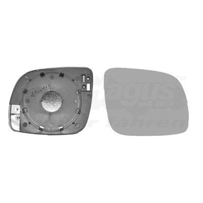 Image of 3B1857522C Wing Mirror Glass VAN WEZEL 5825838 Right VOLKSWAGEN: Polo III Hatchback, Lupo / 3L