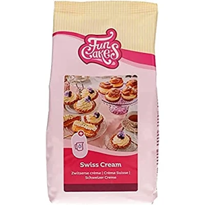 Image of FunCakes Mix for Swiss Cream, Easy to Use, Delicous Filling Cakes, Cupcakes and other Treats, Only Add Water, Halal. 500 g.