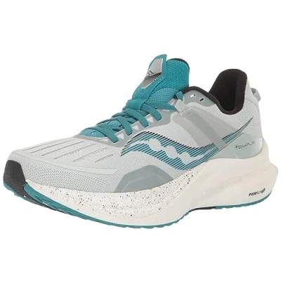 Image of Saucony Women&#039;s Tempus Running Shoe, Glacier/Ink, 7