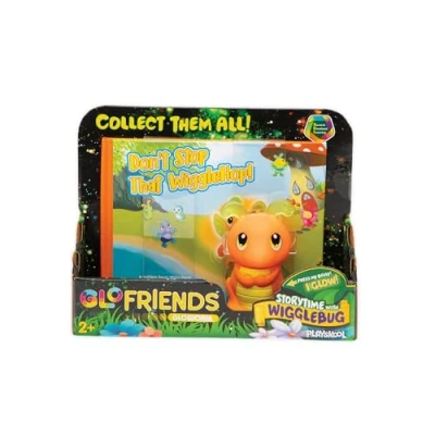 Image of Playskool Glo Friends — Book with Glowing Social Emotional Learning Toy Storytime Wigglebug for Ages 2+