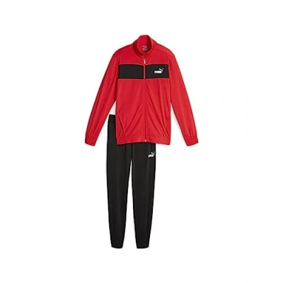 Image of Puma POLY CL SET Tracksuit, Men&#039;s, Size: Medium, For all time red