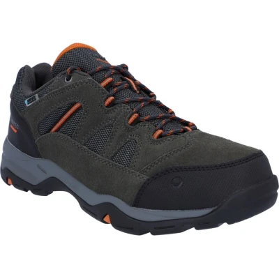 Image of Hi Tec Men&#039;s BANDERRA II WP Low Rise Hiking Boots, Grey (Charcoal/Graphite/Burnt Orange 51), 12 (46 EU)