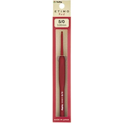 Image of Tulip Needle Company Crochet Hook, Thermoplastic Elastomers, Size 5/3.00mm, 3 mm