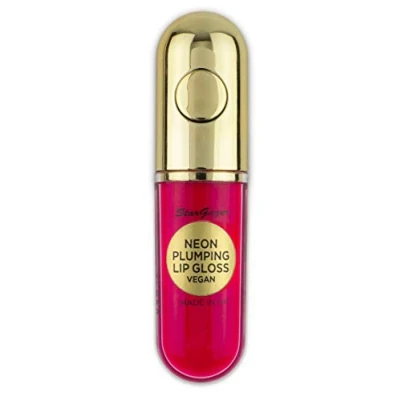 Image of Stargazer Neon UV Reactive Colour Plumping Lip Gloss, Hydrating Colour, Pink