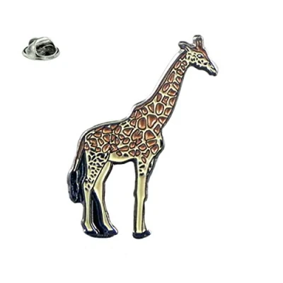 Image of Giraffe Safari Zoo Animal Metal Enamelled Pin Badge Lapel XJKB14 55