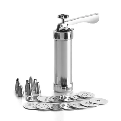 Image of Ibili 792300 pastry gun for fat baked goods, aluminum