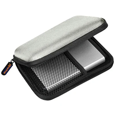 Image of mumbi External Hard Drive Case up to 6.35 cm (2.5 Inches) Grey