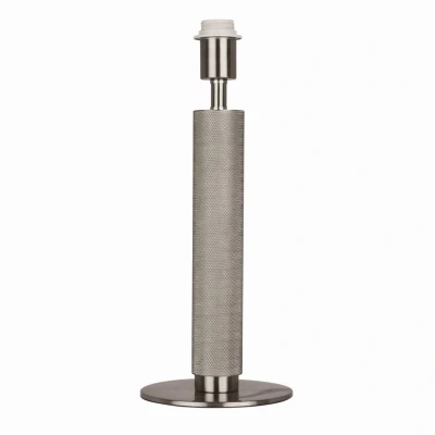 Image of Base Only London Table Lamp Knurled Silver