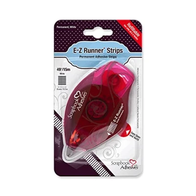 Image of SCRAPBOOK ADHESIVES BY 3L E Z Runner Strips Refillable, Paper, 49ft/15m