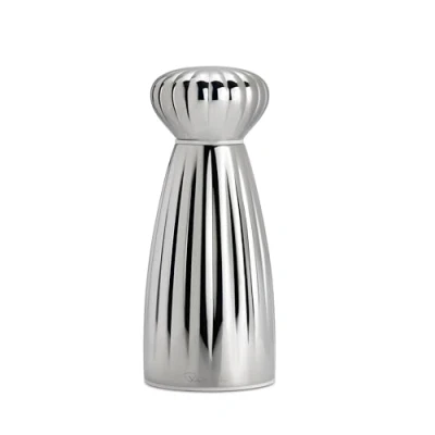 Image of Robert Welch Palm Bright Medium Salt Mill. Made from Stainless Steel. 25 Year Guarantee.