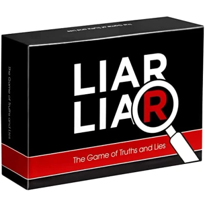 Image of LIAR Party Game The Family Card of Truths and Lies for Kids, Tweens, Teens, College Students, Adults, Friends Families Perfect Fun Parties Board Games Night with your Group