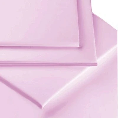 Image of Linens Limited Polycotton Non Iron Percale 180 Thread Count Duvet Cover Set, Lilac, King